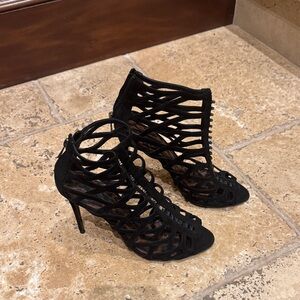 Dolce & Gabbana elegant Black Women's Heeled suede Sandals